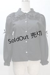 Lovely Tency / レースブラウス  黒 S-25-11-05-012-LO-BL-AS-ZS