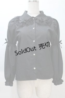 画像1: Lovely Tency / レースブラウス  黒 S-25-11-05-012-LO-BL-AS-ZS