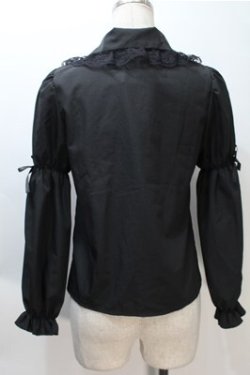 画像2: Lovely Tency / レースブラウス  黒 S-25-11-05-012-LO-BL-AS-ZS