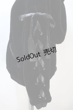 画像3: LOLITAその他(お買取対象外) / 袖レースアップうさみみファーブルゾン  黒 S-25-11-05-015-LO-JA-HR-ZS