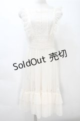 axes femme kawaii / ドットチュールエプロン  オフ S-25-11-05-016-AX-OP-AS-ZS