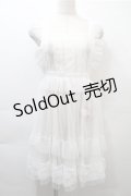 FLC / 星名桜子 hsチュールエプロンジャンスカ  白 S-25-11-05-002-LO-OP-AS-ZS