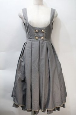 画像1: SOUL FAITH / ジャンパースカート  グレー S-25-11-05-019-LO-OP-HR-ZS