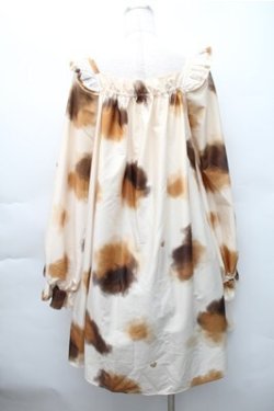 画像2: 中国ロリータ / 三毛猫ワンピース  ブラウン S-25-11-05-021-LO-OP-HR-ZS