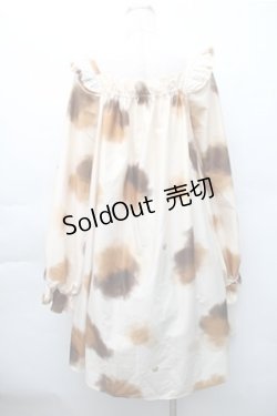 画像2: 中国ロリータ / 三毛猫ワンピース  ブラウン S-25-11-05-021-LO-OP-HR-ZS