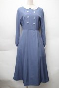 LEBECCA boutique / 快適な空の旅とワンピース  ブルー S-25-11-05-029-EL-OP-HR-ZS
