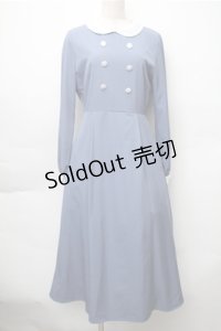 LEBECCA boutique / 快適な空の旅とワンピース  ブルー S-25-11-05-029-EL-OP-HR-ZS