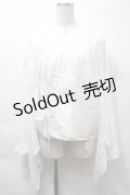 Cute.Q / 着物袖ボレロ  白 S-25-11-05-003-EL-BL-HR-ZS