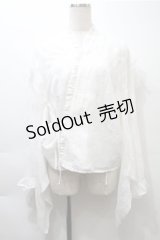 Cute.Q / 着物袖ボレロ  白 S-25-11-05-003-EL-BL-HR-ZS