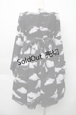 画像2: Angelic Pretty / Misty Skyワンピース  黒 S-25-11-05-036-AP-OP-HR-ZS