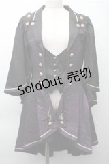 Silent Mars / 堕月の法則ジャケット  黒ｘ紫 S-25-11-05-037-LO-JA-AS-ZS