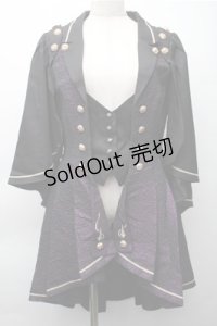 Silent Mars / 堕月の法則ジャケット  黒ｘ紫 S-25-11-05-037-LO-JA-AS-ZS