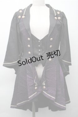 画像1: Silent Mars / 堕月の法則ジャケット  黒ｘ紫 S-25-11-05-037-LO-JA-AS-ZS