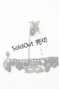 metamorphose / フィンガーブレスレット  ゴールドｘ黒 S-25-11-06-001-ME-AC-AS-ZS