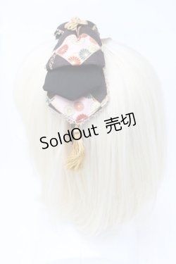 画像3: metamorphose / 百花繚乱〜まほろばの舞〜リボンカチューシャ  黒 S-25-11-06-003-ME-AC-HR-ZS