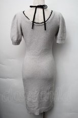 画像2: 【SALE】EATME / 半袖ニットワンピース  グレー S-25-11-06-038-LO-OP-HR-ZT516 (2)