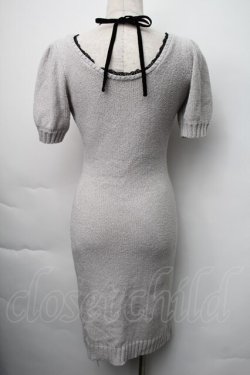 画像2: EATME / 半袖ニットワンピース  グレー S-25-11-06-038-LO-OP-HR-ZS