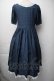 画像2: marcHenTica / エーベル・マリアンヌワンピース  ネイビー S-25-11-06-039-LO-SK-HR-ZS (2)