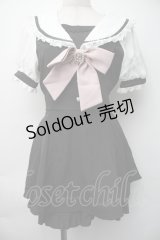 LIZ LISA / 半袖セーラーカラーセットアップ 0 黒 S-25-11-06-046-LO-OP-HR-ZS