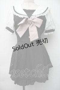 LIZ LISA / 半袖セーラーカラーセットアップ 0 黒 S-25-11-06-046-LO-OP-HR-ZS