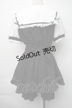 画像2: LIZ LISA / 半袖セーラーカラーセットアップ 0 黒 S-25-11-06-046-LO-OP-HR-ZS