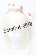 metamorphose / Strawberry harvestリボンカチューシャ  ピンク S-25-11-06-004-ME-AC-HR-ZS