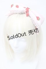metamorphose / Strawberry harvestリボンカチューシャ  ピンク S-25-11-06-004-ME-AC-HR-ZS