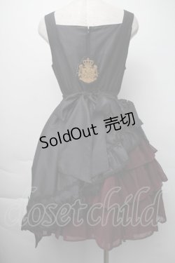 画像2: ALICE and the PIRATES / ギャザーシフォンジャンパースカート  ボルドー S-25-11-06-051-PA-OP-HR-ZS