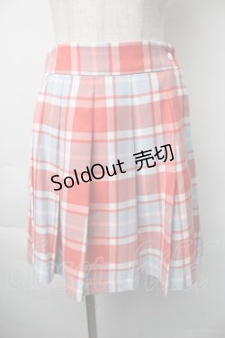 画像1: MILK / チェックスカート  赤 S-25-11-06-058-ML-SK-AS-ZS