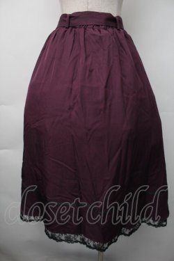 画像2: axes femme / マルチWAYフリルスカート  紫 S-25-11-06-059-AX-SK-HR-ZS