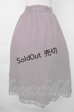 画像2: axes femme / マルチWAYフリルスカート  紫 S-25-11-06-059-AX-SK-HR-ZS