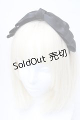 m petit by misako / NINA'sコラボ AM*NIリボンカチューシャ  黒 S-25-11-06-005-LO-AC-AS-ZS