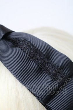 画像4: m petit by misako / NINA'sコラボ AM*NIリボンカチューシャ  黒 S-25-11-06-005-LO-AC-AS-ZS