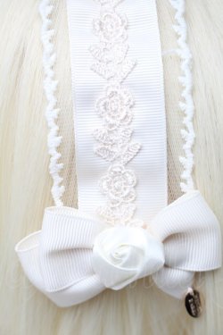 画像4: m petit by misako / AM*NIヘッドドレスA  オフ S-25-11-06-006-LO-AC-AS-ZS