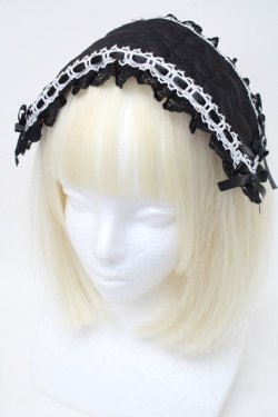 画像1: LOLITA / ヘッドドレス  黒 S-25-11-06-007-LO-ZA-AS-ZS