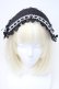 画像2: LOLITA / ヘッドドレス  黒 S-25-11-06-007-LO-ZA-AS-ZS (2)