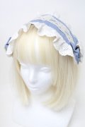 LOLITA / ヘッドドレス  サックス S-25-11-06-008-LO-ZA-AS-ZS