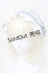 LOLITA / ヘッドドレス  サックス S-25-11-06-008-LO-ZA-AS-ZS