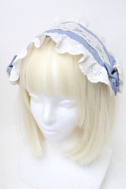 画像1: LOLITA / ヘッドドレス  サックス S-25-11-06-008-LO-ZA-AS-ZS