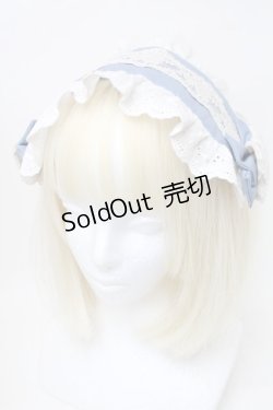画像1: LOLITA / ヘッドドレス  サックス S-25-11-06-008-LO-ZA-AS-ZS