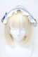 画像2: LOLITA / ヘッドドレス  サックス S-25-11-06-008-LO-ZA-AS-ZS (2)