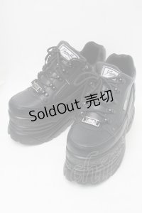 YOSUKE / 厚底スニーカー 24 黒 S-25-11-06-012-PU-SH-HR-ZS