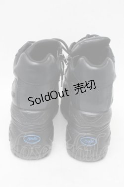 画像3: YOSUKE / 厚底スニーカー 24 黒 S-25-11-06-012-PU-SH-HR-ZS