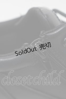 画像5: YOSUKE / 厚底スニーカー 24 黒 S-25-11-06-012-PU-SH-HR-ZS