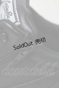 画像6: YOSUKE / 厚底スニーカー 24 黒 S-25-11-06-012-PU-SH-HR-ZS