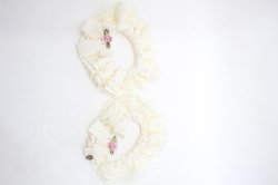 画像1: m petit by misako / AM*NI2Pレースシュシュ  オフ S-25-11-06-002-LO-ZA-AS-ZS