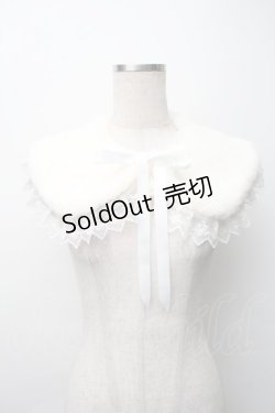 画像1: m petit by misako / TT*AM*FFレースレースロリティペット  白 S-25-11-06-014-LO-ZA-AS-ZS