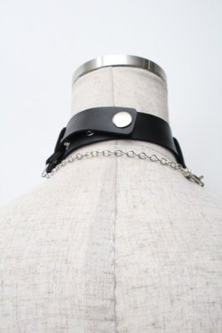 画像2: Jamieエーエヌケー / チェーンチョーカー  黒ｘシルバー S-25-11-06-015-LO-ZA-HR-ZS