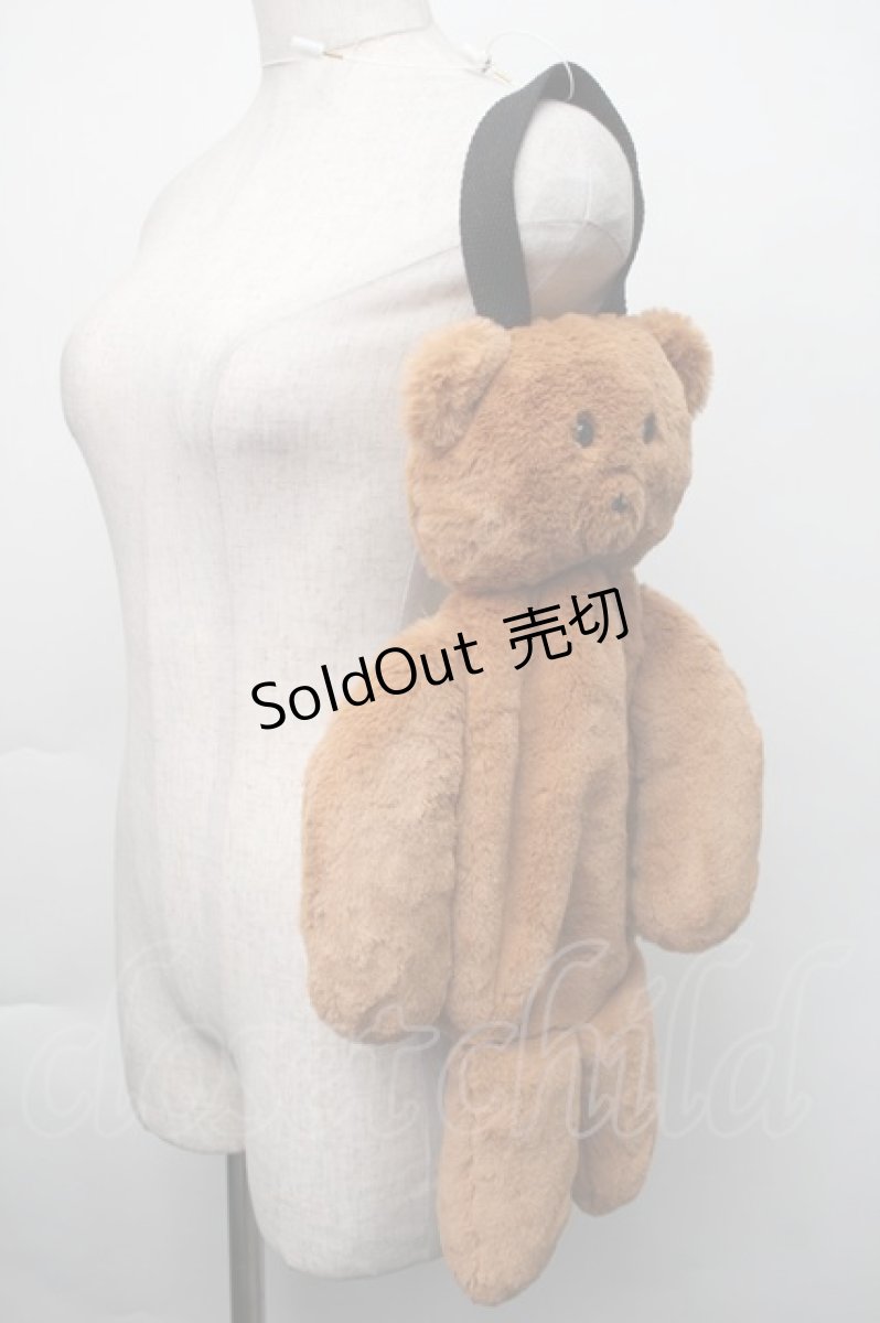 画像1: merry jenny / Bear Hand Bag  ブラウン S-25-11-06-016-LO-BG-HR-ZT169 (1)