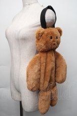 画像1: merry jenny / Bear Hand Bag  ブラウン S-25-11-06-016-LO-BG-HR-ZT169 (1)
